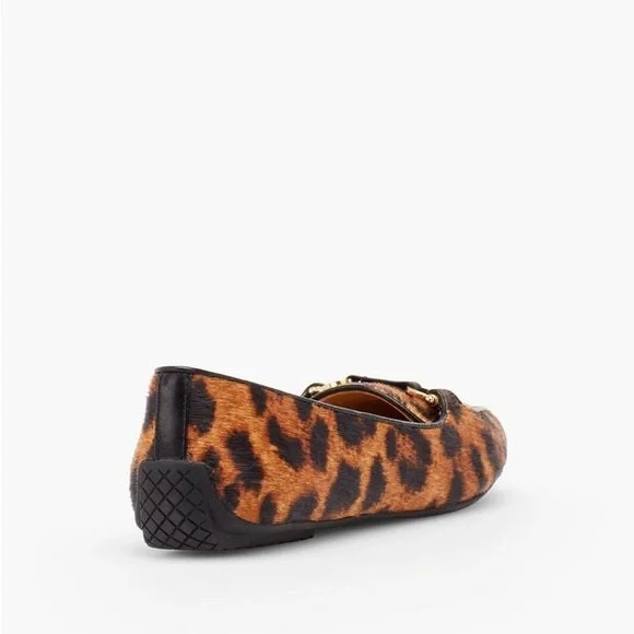 Talbots Animal Print Loafers Leather Size 7 - Picture 2 of 10